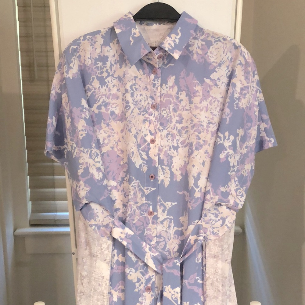 NNA Buttons Up Robe Dress - Picture 2 of 11